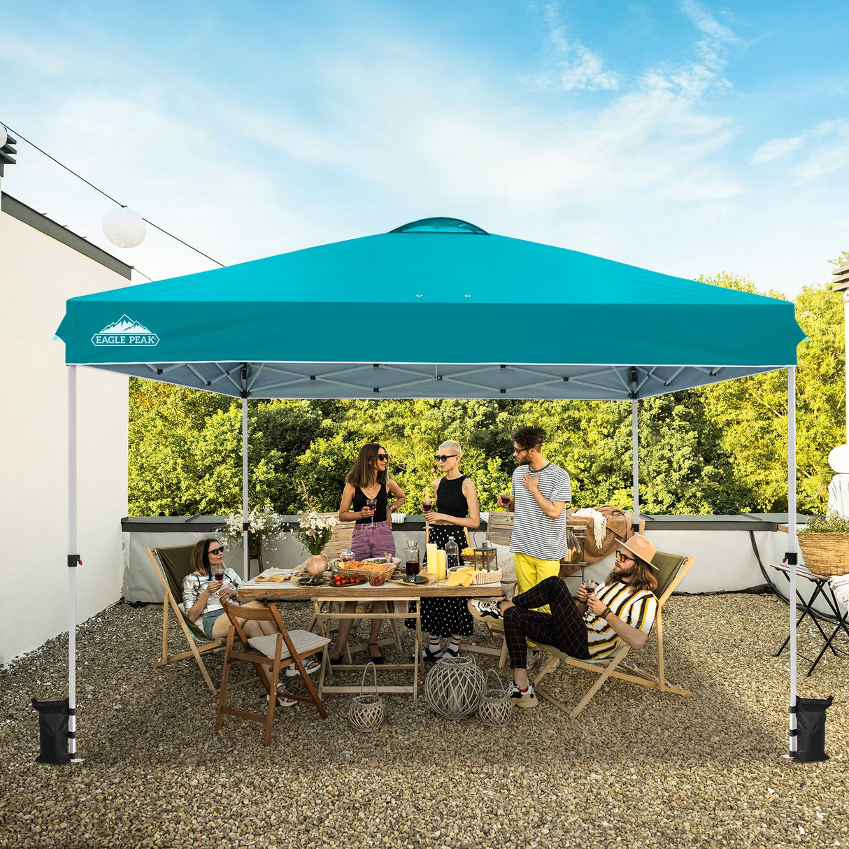12x12 ft Pop Up Canopy Tent - Eagle Peak Custom Canopy Tent