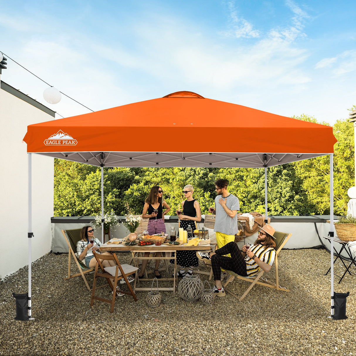 12x12 ft Pop Up Canopy Tent - Eagle Peak Custom Canopy Tent