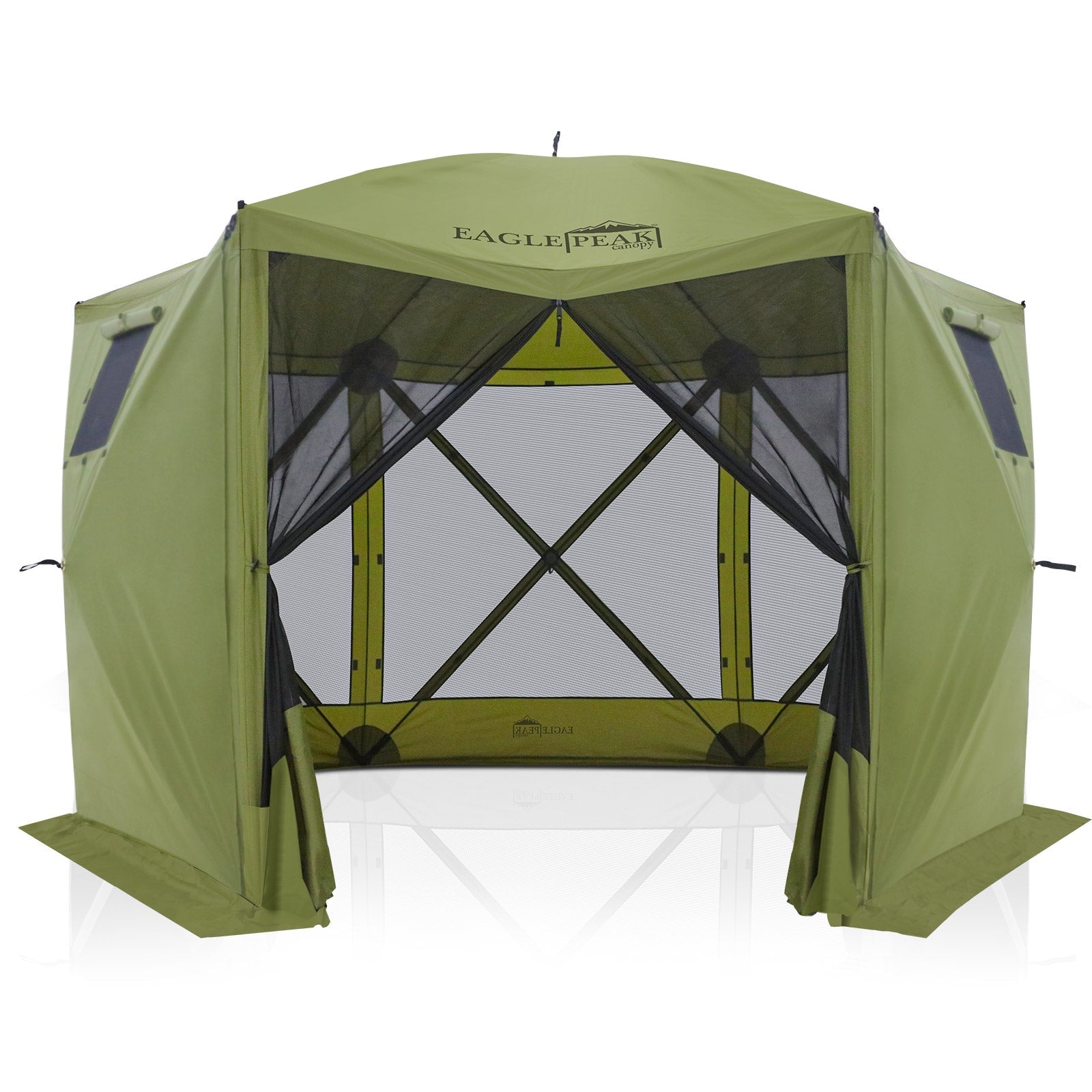 12x12 canopy with screen outlet