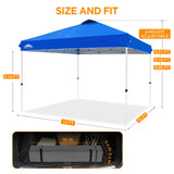 12x12 Pop Up Canopy Tent Easy Up Canopy Outdoor - Eagle Peak®