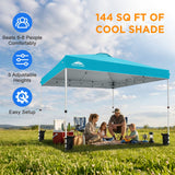 12x12 Pop Up Canopy Tent Easy Up Canopy Outdoor - Eagle Peak®