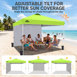 12x12 Pop Up Canopy Tent with 1 Sidewall - Eagle Peak®