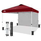 12x12 Pop Up Canopy Tent with 1 Sidewall - Eagle Peak®