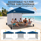 12x12 Pop Up Canopy Tent with 1 Sidewall - Eagle Peak®