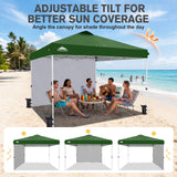 12x12 Pop Up Canopy Tent with 1 Sidewall - Eagle Peak®