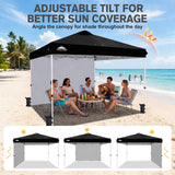 12x12 Pop Up Canopy Tent with 1 Sidewall - Eagle Peak®