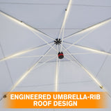12x12 Pop Up Canopy Tent with 1 Sidewall - Eagle Peak®