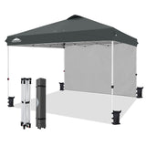 12x12 Pop Up Canopy Tent with 1 Sidewall - Eagle Peak®