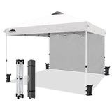 12x12 Pop Up Canopy Tent with 1 Sidewall - Eagle Peak®