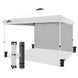 12x12 Pop Up Canopy Tent with 1 Sidewall - Eagle Peak®