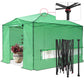 12x8 Portable Large Walk - in Pop Up Greenhouse - Eagle Peak Custom Canopy Tent