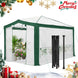 12x8 Portable Walk in Greenhouse with Polyester Reinforced Corners - Eagle Peak Custom Canopy Tent