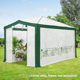 12X8 Replacement Top cover of Walk in Greenhouse with Polyester Reinforced Corners - Eagle Peak Custom Canopy Tent