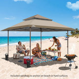13x13 Pop Up Canopy Tent, Auto Extended Eaves - Eagle Peak®