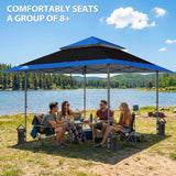 13x13 Pop Up Canopy Tent, Auto Extended Eaves - Eagle Peak®