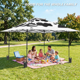 13x13 Pop Up Canopy Tent, Auto Extended Eaves - Eagle Peak®