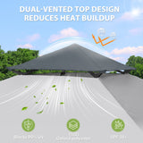 13x13 Pop Up Canopy Tent, Auto Extended Eaves - Eagle Peak®