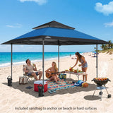 13x13 Pop Up Canopy Tent, Auto Extended Eaves - Eagle Peak®