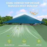 13x13 Pop Up Canopy Tent, Auto Extended Eaves - Eagle Peak®