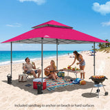 13x13 Pop Up Canopy Tent, Auto Extended Eaves - Eagle Peak®
