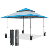 13x13 Pop Up Canopy Tent, Auto Extended Eaves - Eagle Peak®