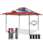 13x13 Pop Up Canopy Tent, Auto Extended Eaves - Eagle Peak®