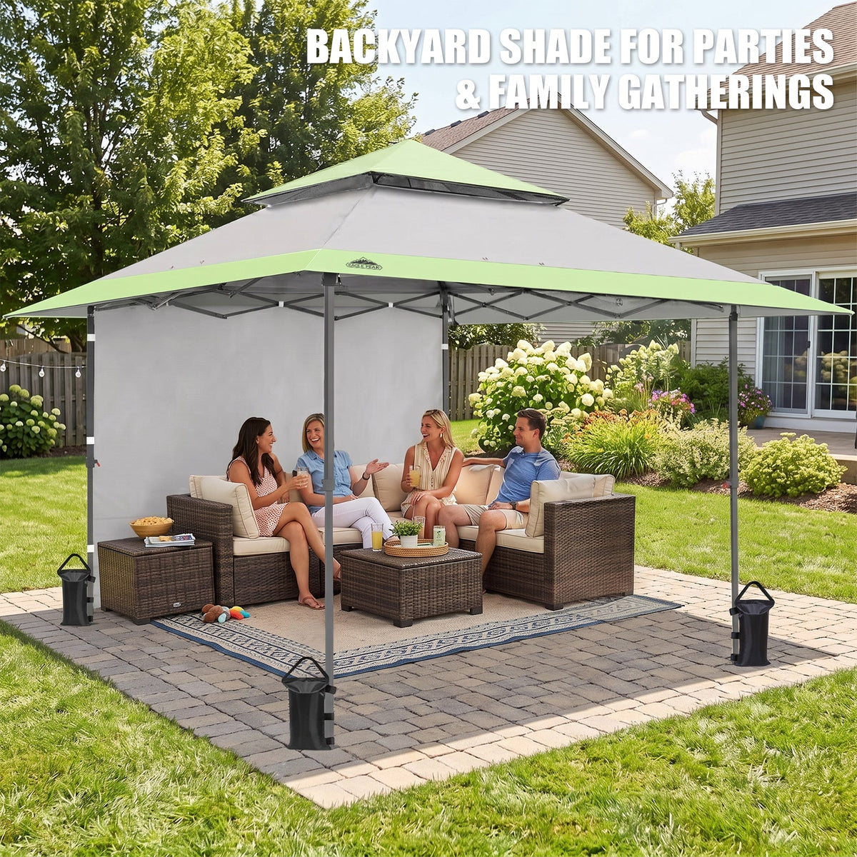 13x13 Pop Up Canopy Tent Sidewall, Extended Eaves - Eagle Peak®