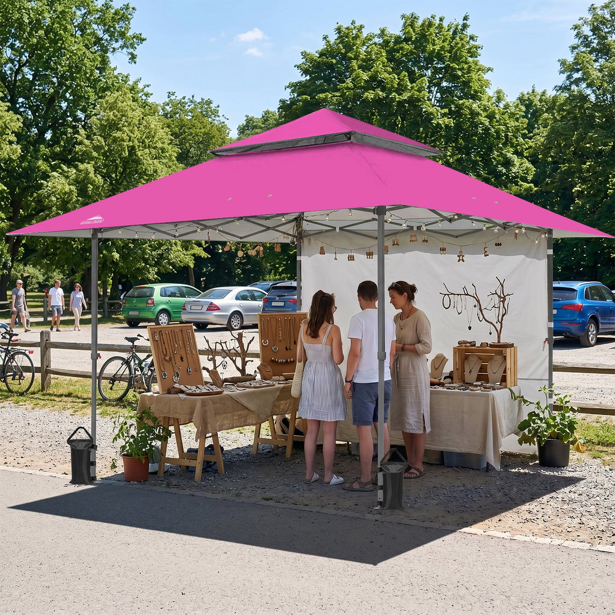13x13 Pop Up Canopy Tent Sidewall, Extended Eaves - Eagle Peak®