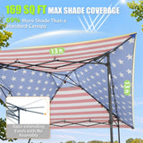 13x13 Pop Up Canopy Tent Sidewall, Extended Eaves - Eagle Peak®