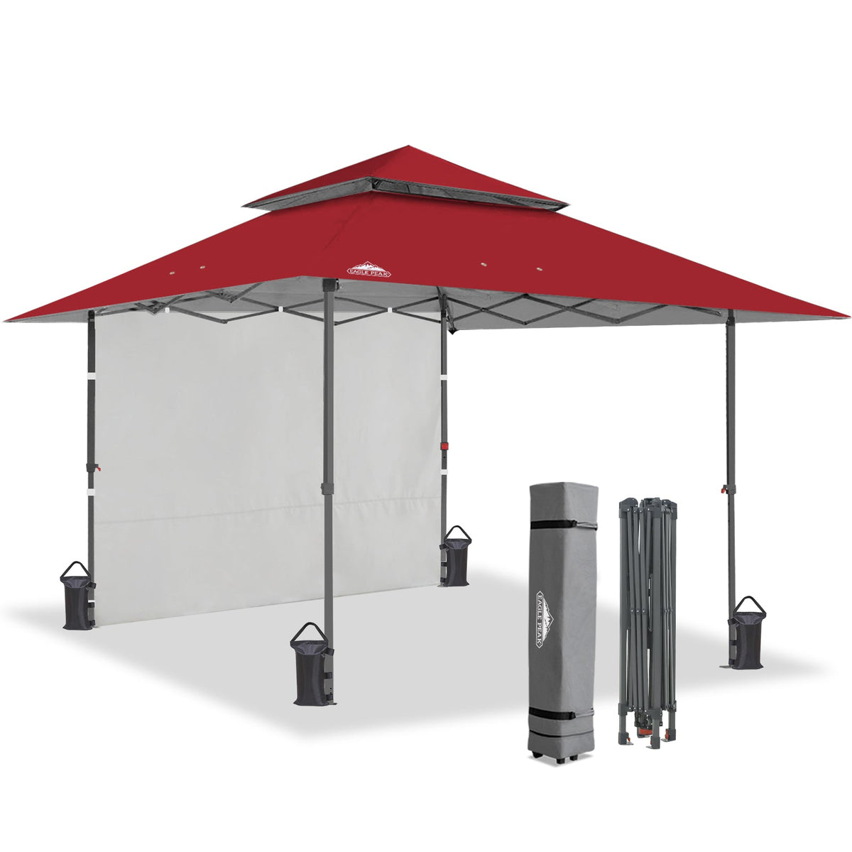 13x13 Pop Up Canopy Tent Sidewall, Extended Eaves - Eagle Peak®