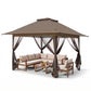 13x13 Pop Up Gazebo with Netting w/ 169 sqft of Shade - Eagle Peak®