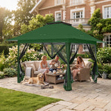 13x13 Pop Up Gazebo with Netting w/ 169 sqft of Shade - Eagle Peak®