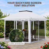 13x13 Pop Up Gazebo with Netting w/ 169 sqft of Shade - Eagle Peak®