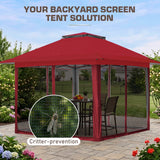 13x13 Pop Up Gazebo with Netting w/ 169 sqft of Shade - Eagle Peak®