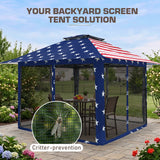 13x13 Pop Up Gazebo with Netting w/ 169 sqft of Shade - Eagle Peak®