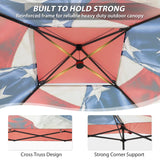 13x13 Straight Leg Pop Up Canopy Tent with 169 sqft of Shade - Eagle Peak®