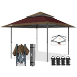 13x13 Straight Leg Pop Up Canopy Tent with 169 sqft of Shade - Eagle Peak Custom Canopy Tent
