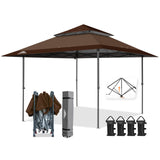 13x13 Straight Leg Pop Up Canopy Tent with 169 sqft of Shade - Eagle Peak Custom Canopy Tent