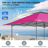 13x13 Straight Leg Pop Up Canopy Tent with 169 sqft of Shade - Eagle Peak Custom Canopy Tent