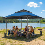 13x13 Straight Leg Pop Up Canopy Tent with 169 sqft of Shade - Eagle Peak Custom Canopy Tent