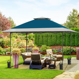 13x13 Straight Leg Pop Up Canopy Tent with 169 sqft of Shade - Eagle Peak Custom Canopy Tent