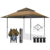 13x13 Straight Leg Pop Up Canopy Tent with 169 sqft of Shade - Eagle Peak Custom Canopy Tent