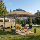 13x13 Straight Leg Pop Up Canopy Tent with 169 sqft of Shade - Eagle Peak Custom Canopy Tent