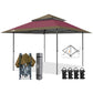 13x13 Straight Leg Pop Up Canopy Tent with 169 sqft of Shade - Eagle Peak Custom Canopy Tent
