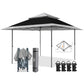 13x13 Straight Leg Pop Up Canopy Tent with 169 sqft of Shade - Eagle Peak Custom Canopy Tent