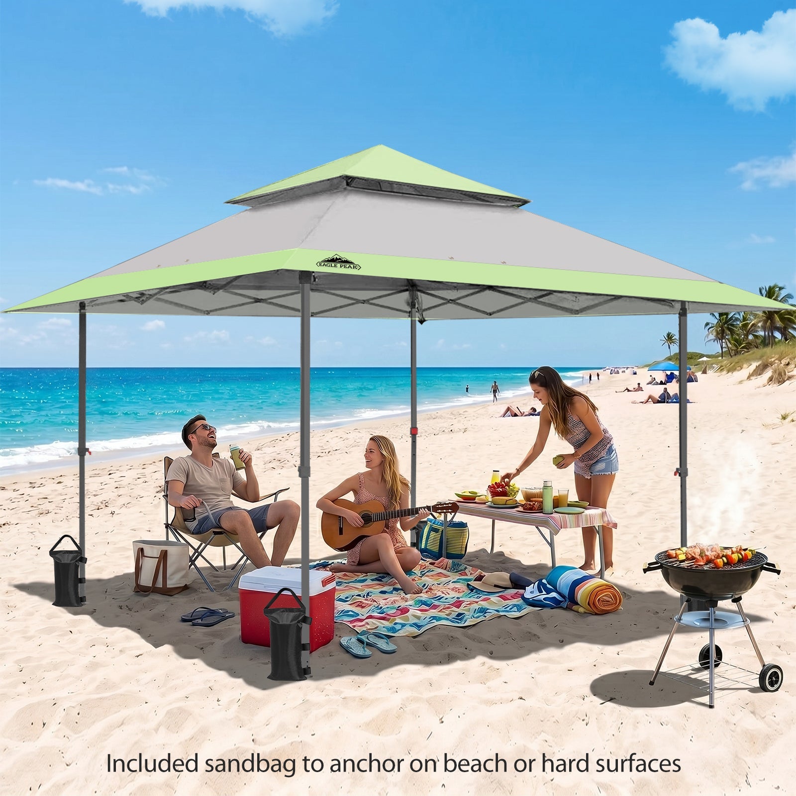 13x13 Straight Leg Pop Up Canopy Tent – Eagle Peak®