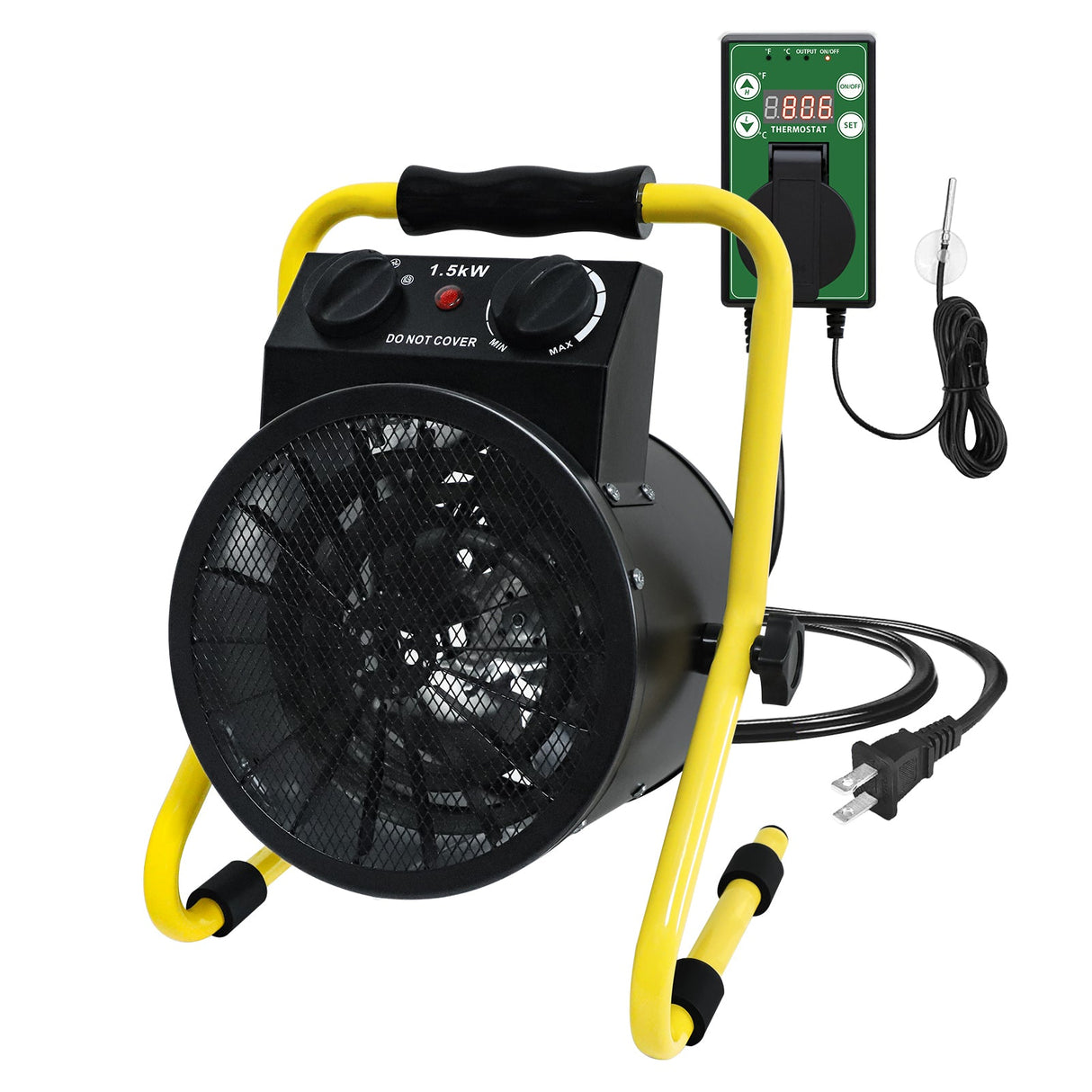 1500W Greenhouse Heater w/thermostat - Eagle Peak Custom Canopy Tent