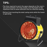 1500W Outdoor Heater,Yellow - Eagle Peak Custom Canopy Tent