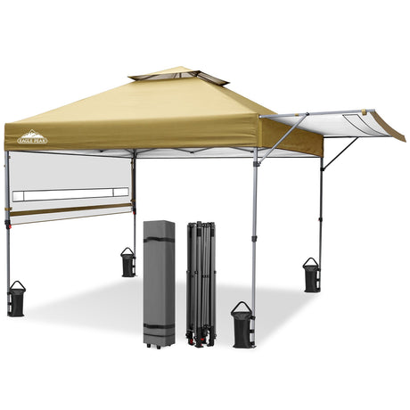 17x10 Pop up Gazebo Canopy Tent, Dual Awnings - Eagle Peak®