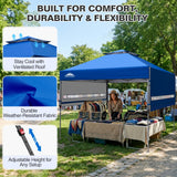 17x10 Pop up Gazebo Canopy Tent, Dual Awnings - Eagle Peak®